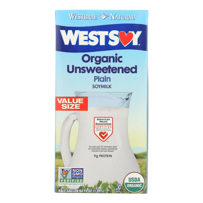 Westsoy Original Soymilk - Unsweetened - Case Of 8 - 64 Fl Oz