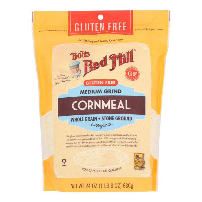 Bob's Red Mill - Cornmeal Gluten Free - Case Of 4 - 24 Oz.