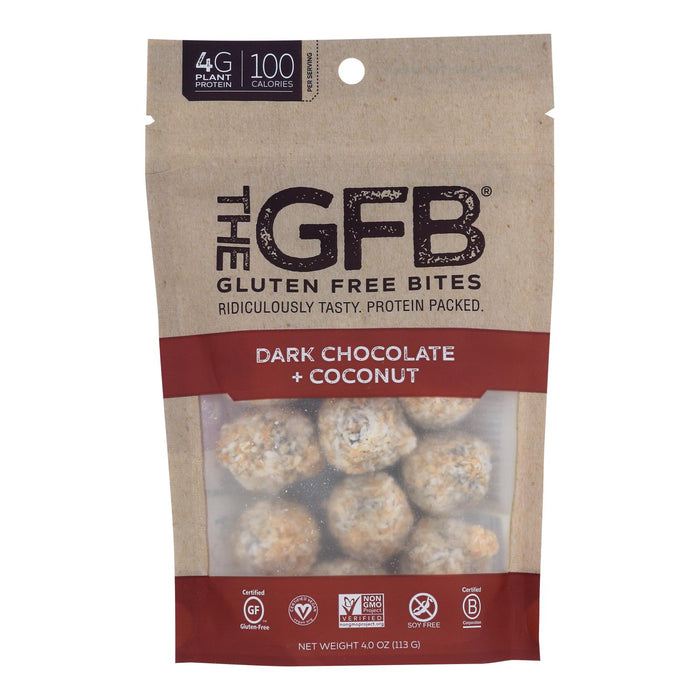 The Gluten Freeb Bites - Dark Chocolate Coconut - Case Of 6 - 4 Oz.