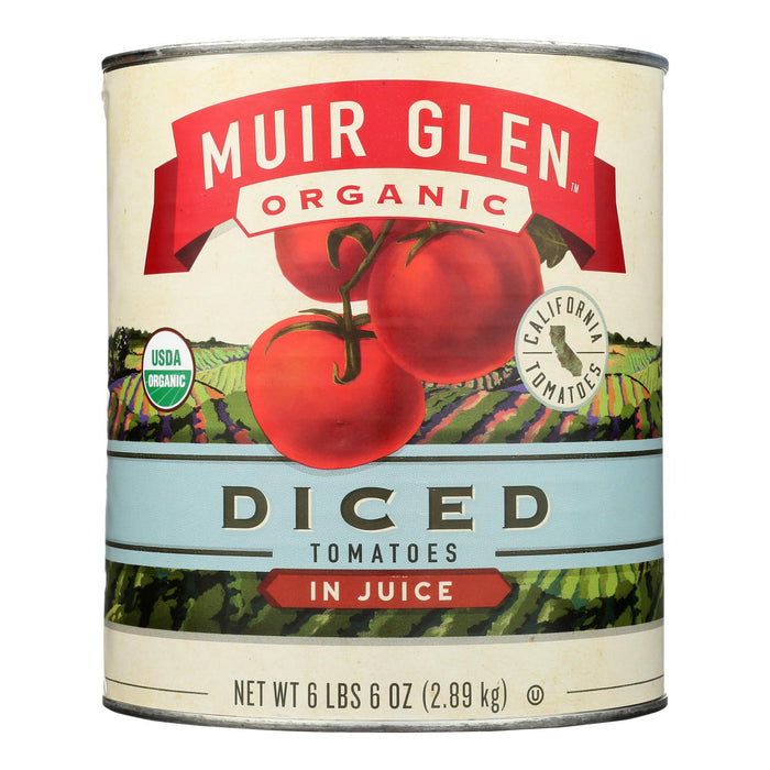 Muir Glen Organic Diced Tomatoes -Case Of 6 - 102 Oz