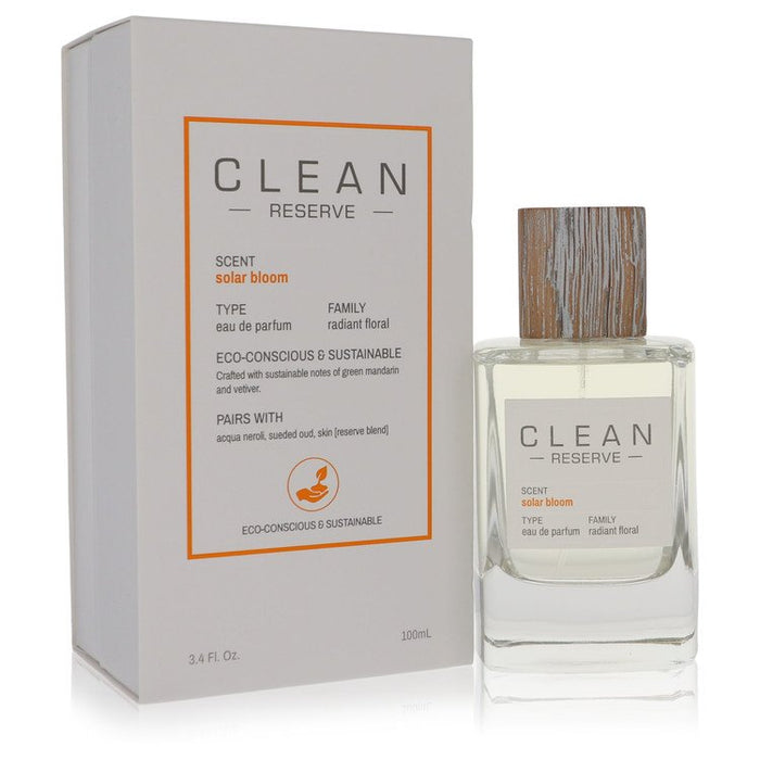 Clean Reserve Solar Bloom by Clean Eau De Parfum Spray (Unisex)  3.4 oz for Women