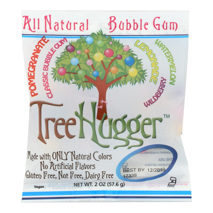 Tree Hugger Bubble Gum -Fantastic Fruit - 2 Oz - Case Of 12