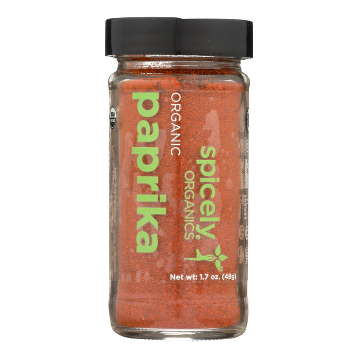 Spicely Organics - Organic Paprika - Case Of 3 - 1.7 Oz