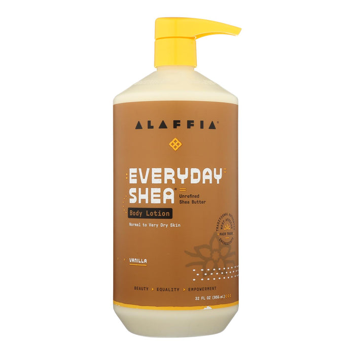 Alaffia - Everyday Lotion - Shea Vanilla - 32 Oz