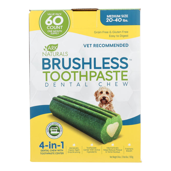 Ark Naturals - Brshls Tpst Dental Chw Md - 1 Each - 60 Ct.