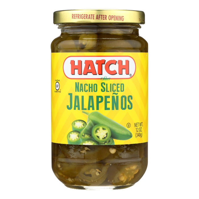 Hatch Chili Jalapenos -Nacho Sliced - Case Of 12 - 12 Oz