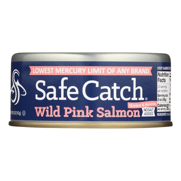 Safe Catch - Salmon Pink Wld Ns Added - Case Of 6 - 5 Oz.