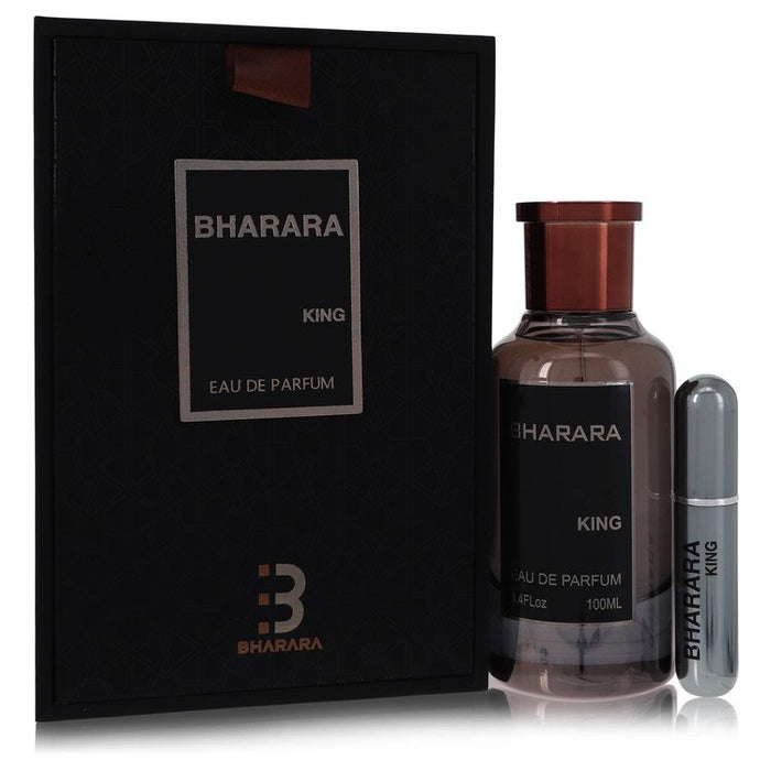 Bharara King by Bharara Beauty Eau De Parfum Spray + Refillable Travel Spray 3.4 oz for Men.