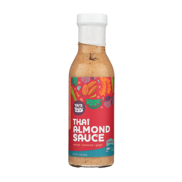 Yai's Thai Sauce - Thai Almond - Case Of 6 - 12 Oz.