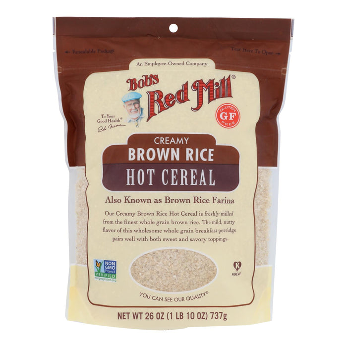 Bob's Red Mill - Farina Brown Rice G/f - Case Of 4-26 Oz.