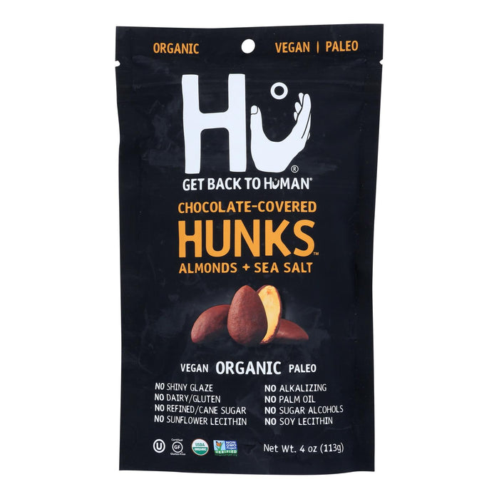 Hu - Hunks Organic Chocolate Cvrd Al/ss - Case Of 6-4 Oz.