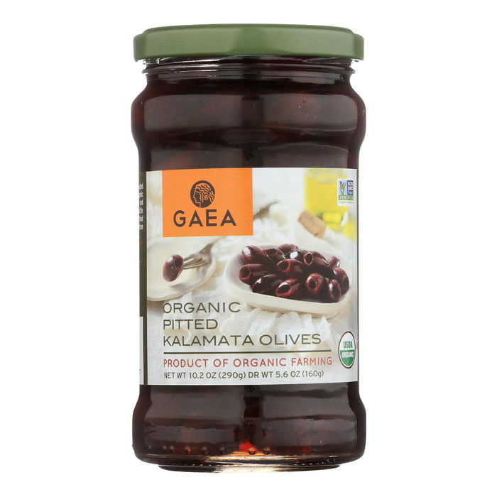 Gaea Olives - Organic - Kalamata - Pitted - Original - 5.6 Oz - Case Of 8.