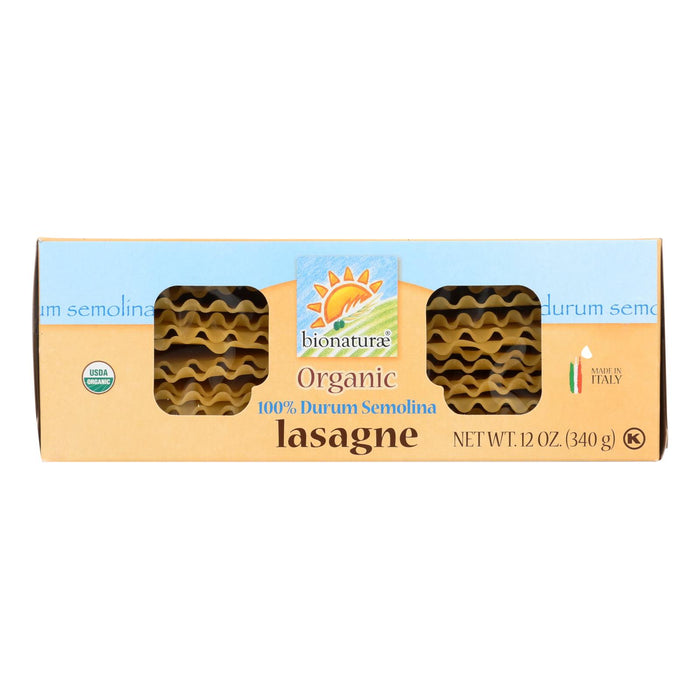 Bionaturae Durum Semolina - Lasagna - Case Of 12 - 12 Oz