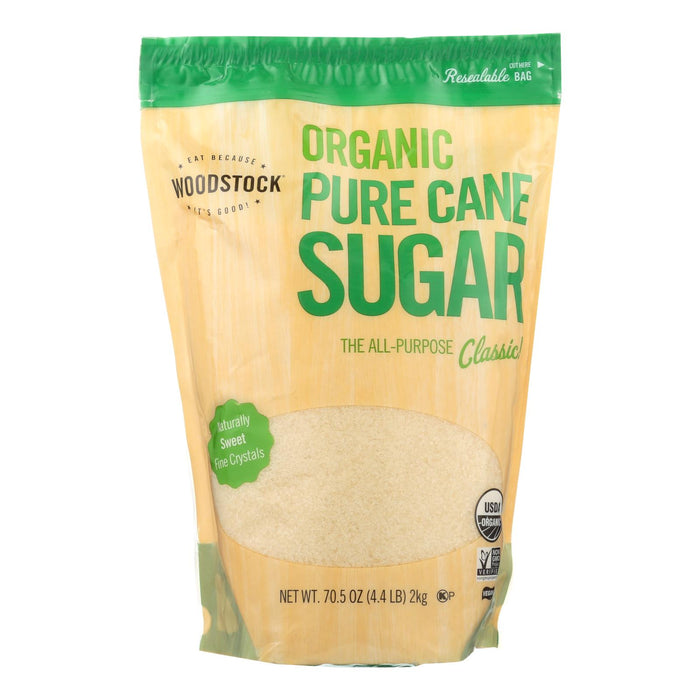 Woodstock Organic Cane Sugar - Case Of 5 - 4.4 Lb.