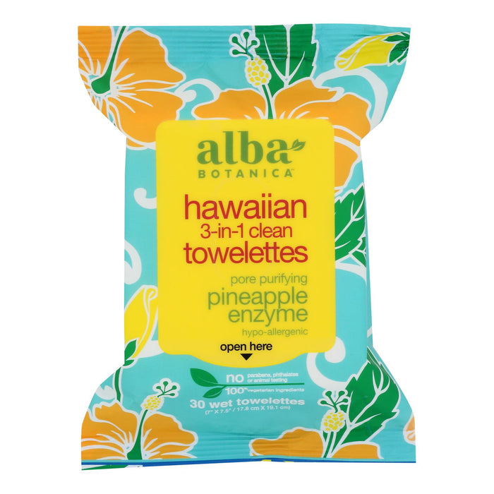 Alba Botanica - Hawaiian Towelettes 3in1 - 1 Each 1-25  Ct