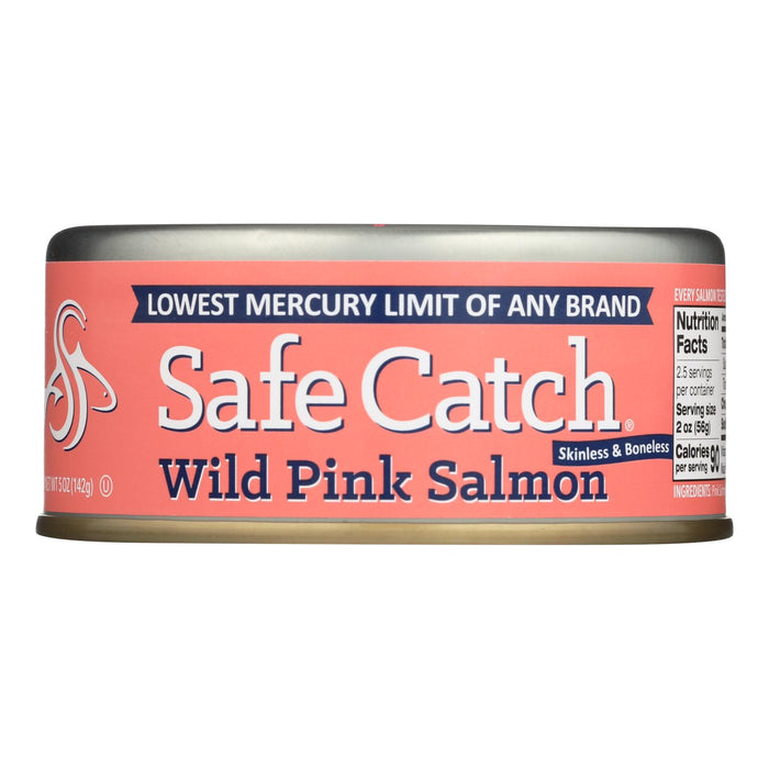 Safe Catch -Salmon Pink Wild - Case Of 6 - 5 Oz
