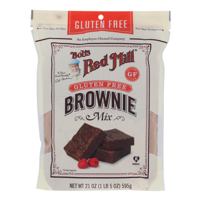 Bob's Red Mill - Brownie Mix Gluten Free - Case Of 4-21 Oz.