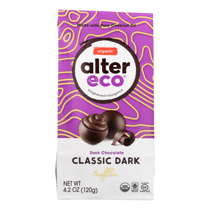 Alter Eco Americas Truffle - Organic -Black - 10 Pack - 4.2 Oz - Case Of 8