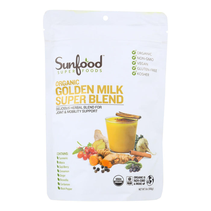 Sunfood -Super Blend Golden Milk - 1 Each -6 Oz