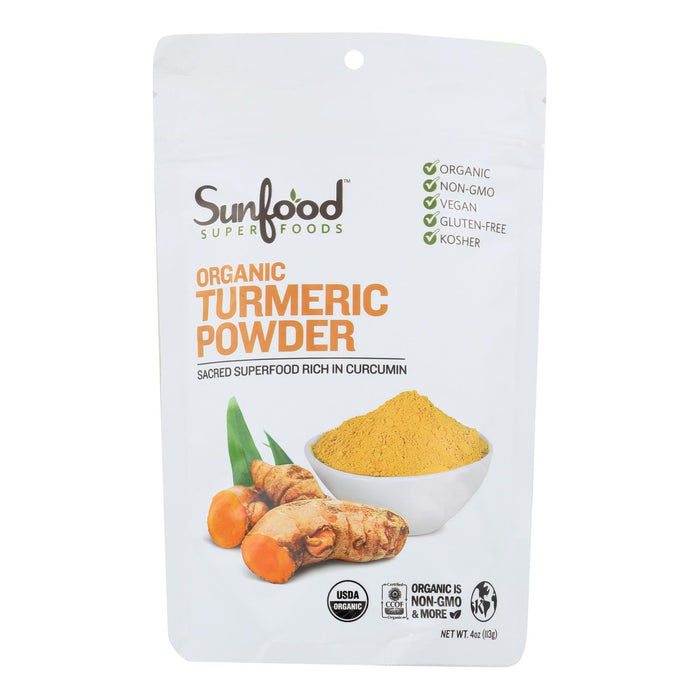 Sunfood -Turmeric Powder - 1 Each -4 Oz