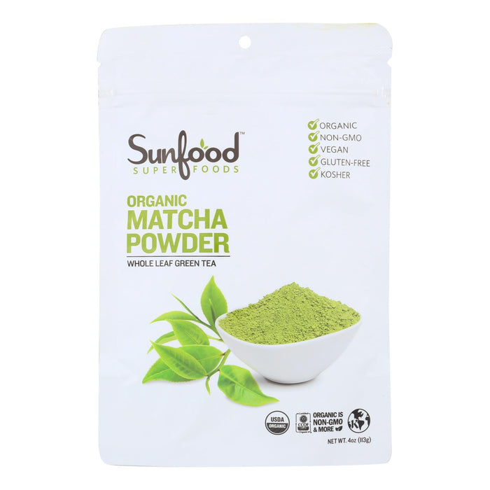 Sunfood - Matcha Powder Green Tea - 1 Each -4 Oz.