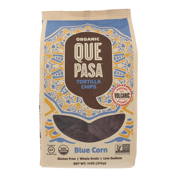 Que Pasa - Tortilla Chips Blue - Case Of 6-11 Oz.