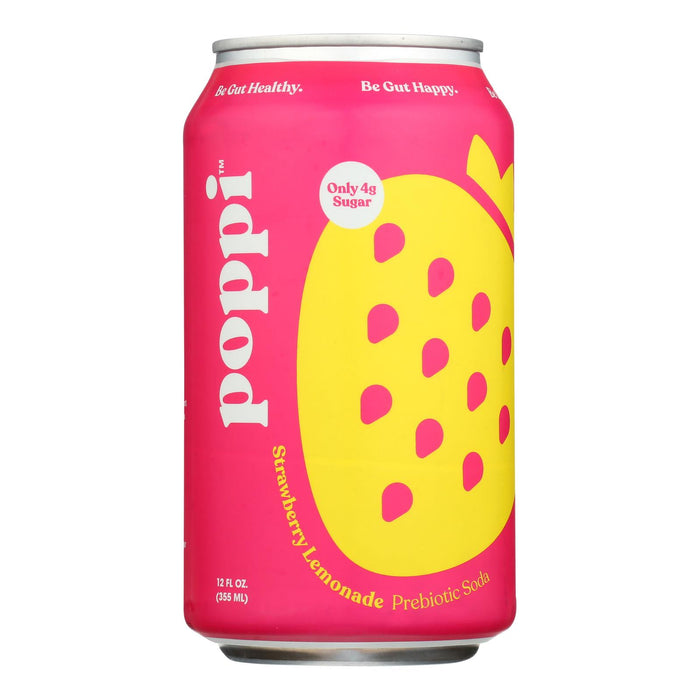 Poppi - Prebio Soda Strwbry Lemon - Case Of 12-12 Fz.