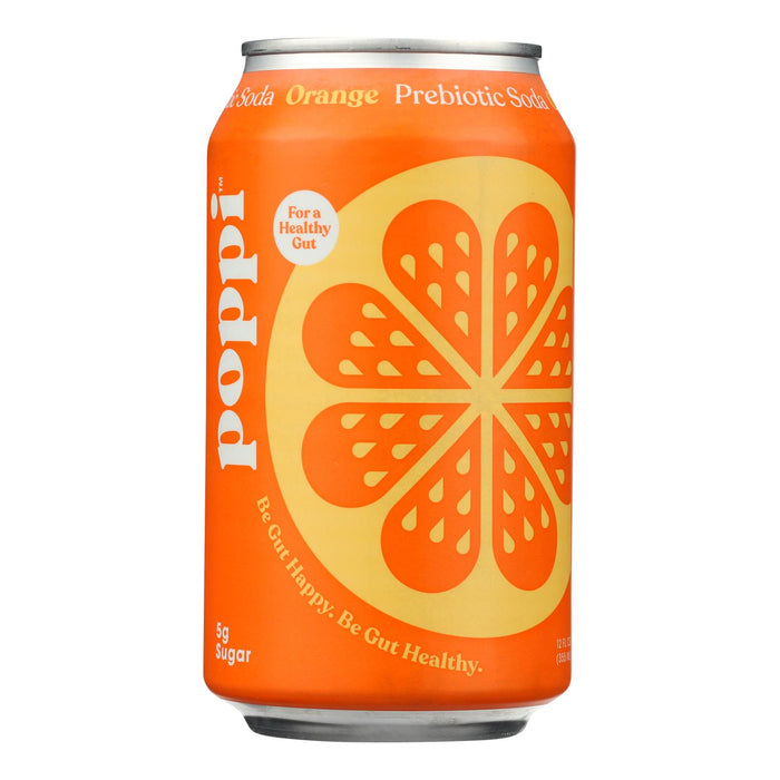 Poppi - Prebio Soda Orange - Case Of 12-12 Fz.