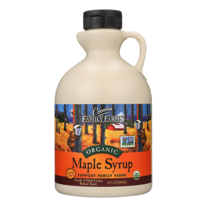 Coombs Family Farms Organic Maple Syrup -Case Of 6 - 32 Fl Oz.