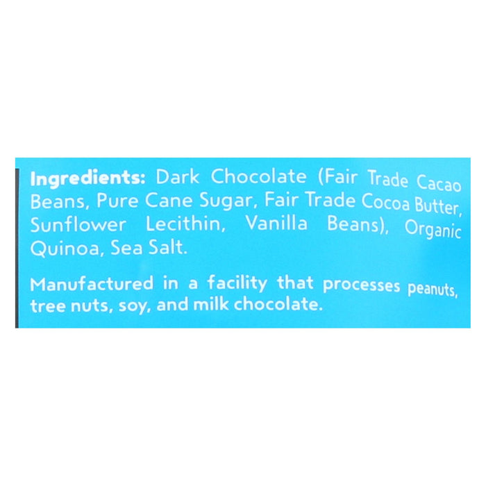 Undercover Quinoa Dark Chocolate + Sea Salt Crispy Quinoa Snack  - Case Of 12 - 2 Oz.