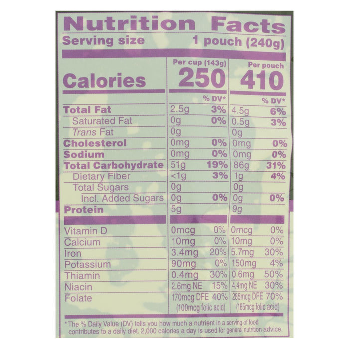 Seeds Of Change - Rice Aromatic Jasmine - Case Of 12 - 8.5 Oz.
