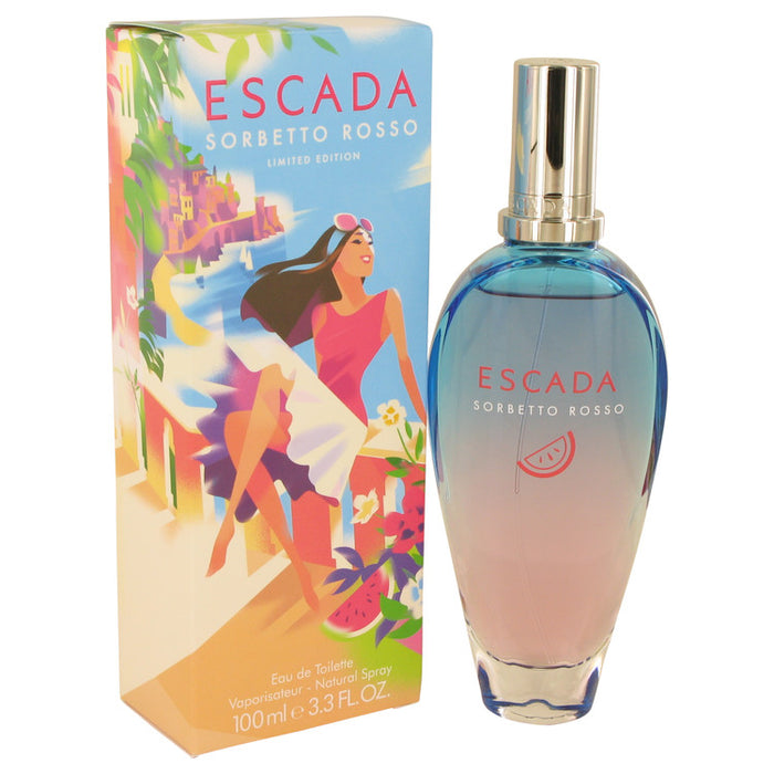 Escada Sorbetto Rosso by Escada Eau De Toilette Spray 3.3 oz for Women