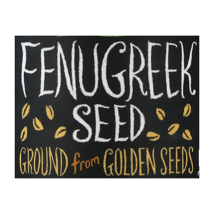 Frontier Herb Fenugreek Seed -Organic - Ground - 2.24 Oz