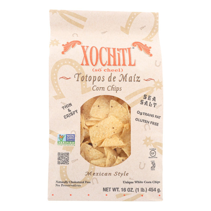 Xochitl Corn Chips - Salted - Case Of 9 - 16 Oz