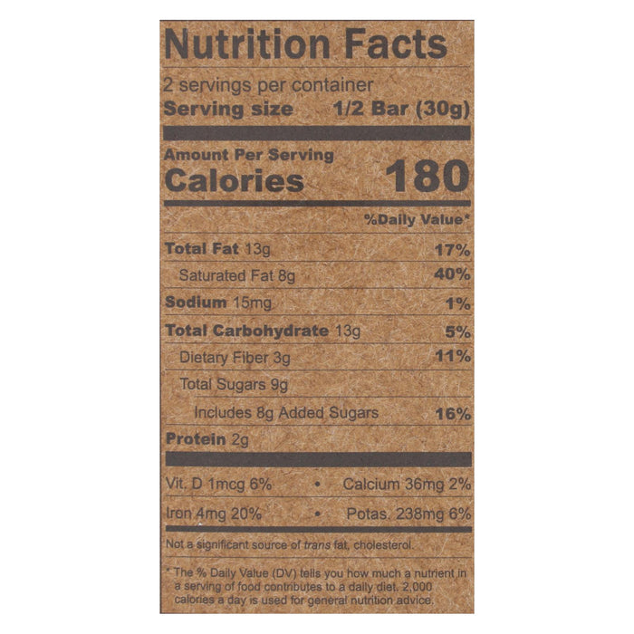 Hu -Dark Chocolate Bar Simple - Case Of 12-2.1 Oz