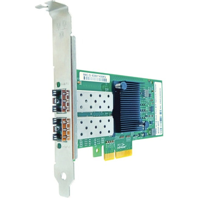 Axiom PCIe x4 1Gbs Dual Port Fiber Network Adapter.