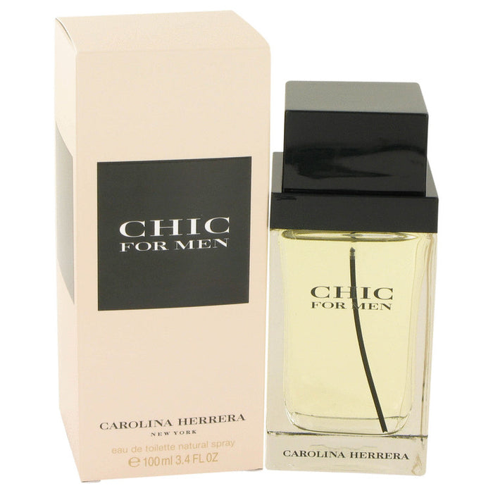 Chic by Carolina Herrera Eau De Toilette Spray for Men.