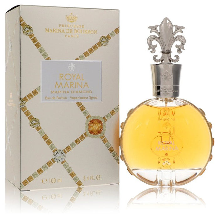 Royal Marina Diamond by Marina De Bourbon Eau De Parfum Spray 3.4 oz for Women.