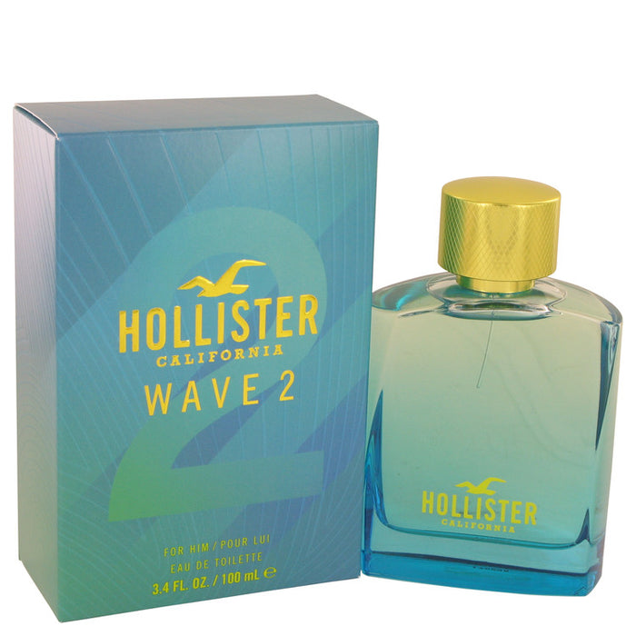 Hollister Wave 2 by Hollister Eau De Toilette Spray 3.4 oz for Men.