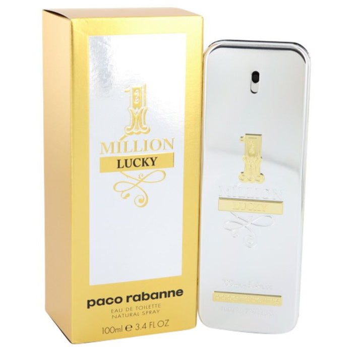 1 Million Lucky by Paco Rabanne Eau De Toilette Spray for Men