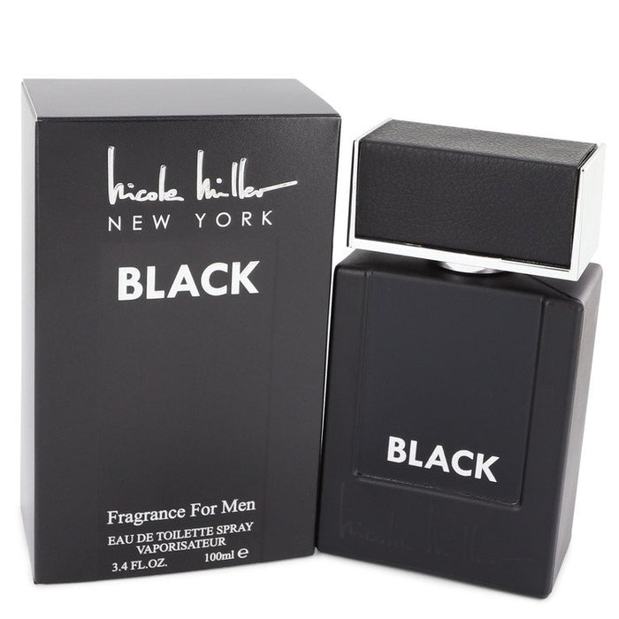 Nicole Miller Black by Nicole Miller Eau De Toilette Spray 3.4 oz for Men.