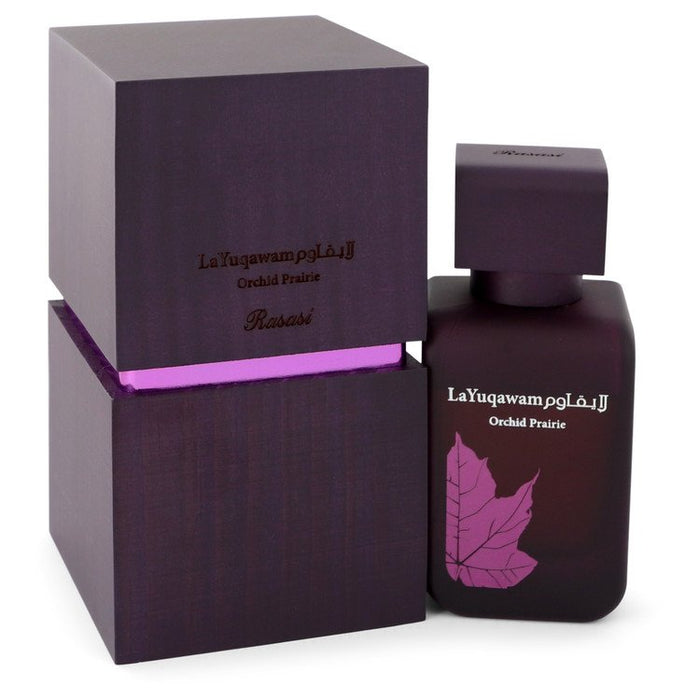 Rasasi La Yuqawam Orchid Prairie by Rasasi Eau De Parfum Spray 2.5 oz for Women.