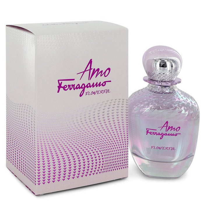 Amo Flowerful by Salvatore Ferragamo Eau De Toilette Spray 3.4 oz for Women.