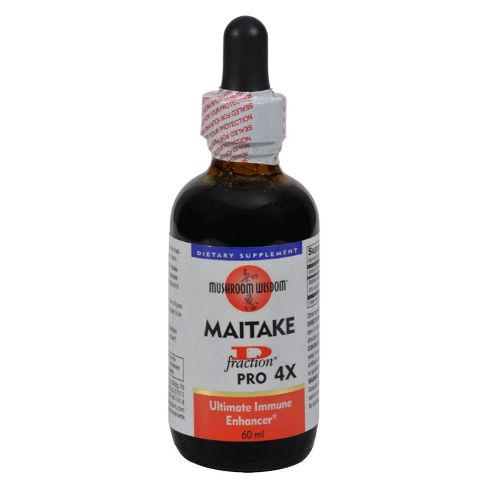 Mushroom Wisdom Maitake D-fraction Pro 4x - 60 Ml.