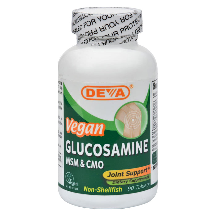 Deva Vegan Vitamins - Glucosamine Msm And Cmo - 90 Tablets.