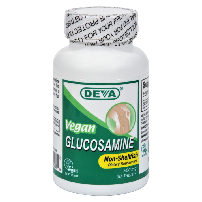 Deva Vegan Vitamins - Glucosamine - 500 Mg - 90 Tablets.