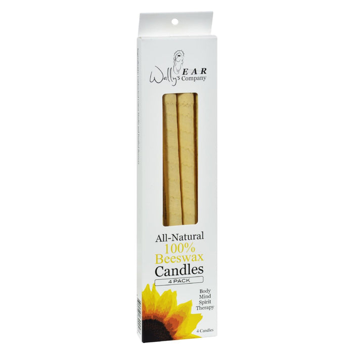 Wally's Ear Candles Beeswax - 4 Candles.