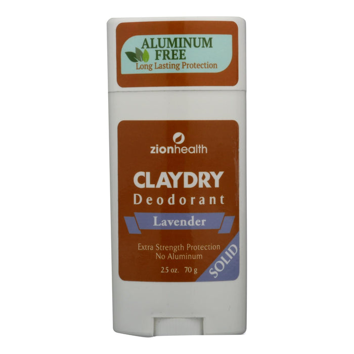 Zion Health Adama Minerals Clay Deodorant Lavender - 2.5 Oz.