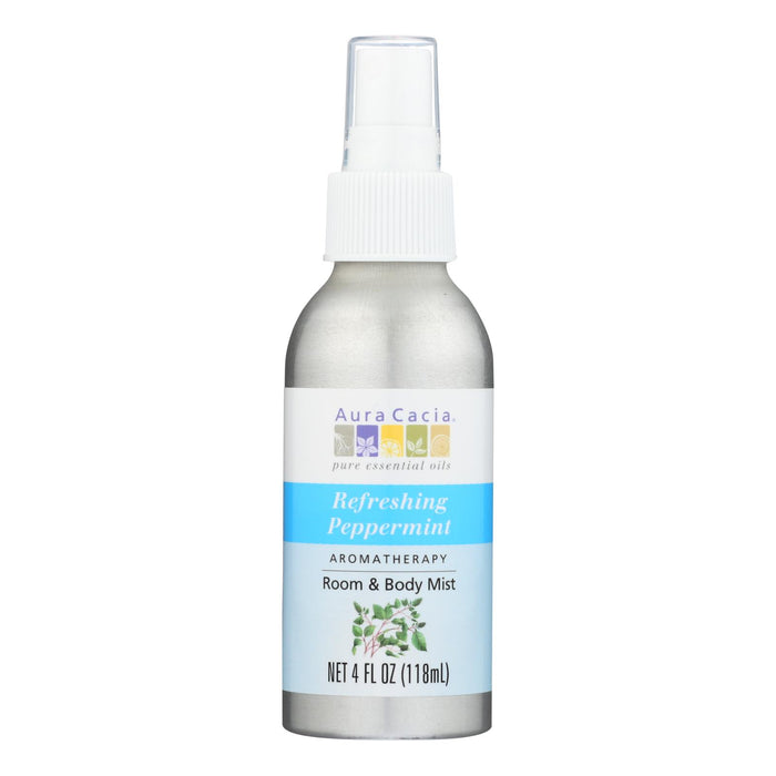 Aura Cacia - Aromatherapy Mist Peppermint Harvest - 4 Fl Oz.