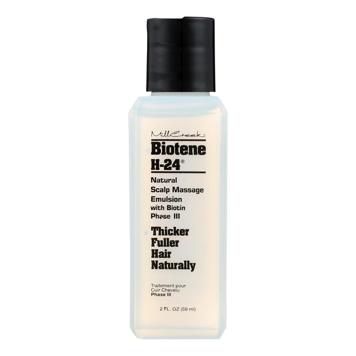 Mill Creek Biotene H-24 Natural Scalp Massage Emulsion - 2 Fl Oz.
